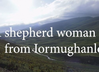 A shepherd woman from Iormughanlo